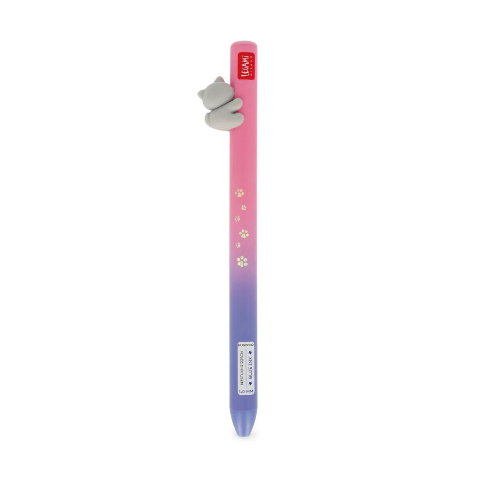 Legami HUG0002 Retractable Ballpoint Kitty "Be Curious"- Free Hugs
