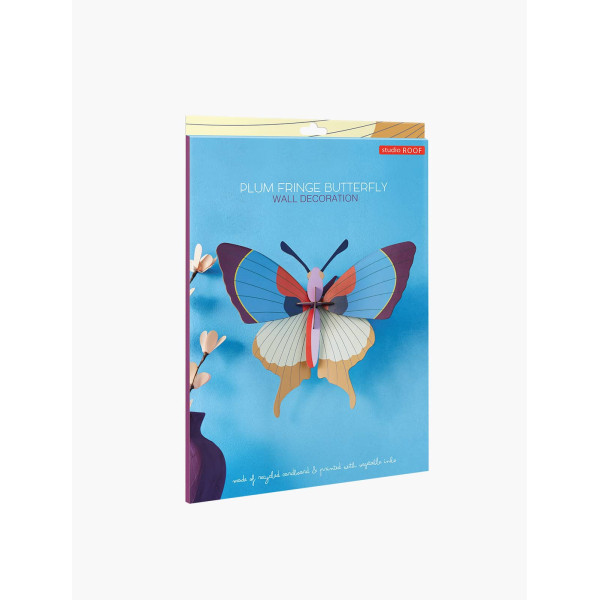 Studio Roof TTM150 Wall Art - Plum Fringe Butterfly