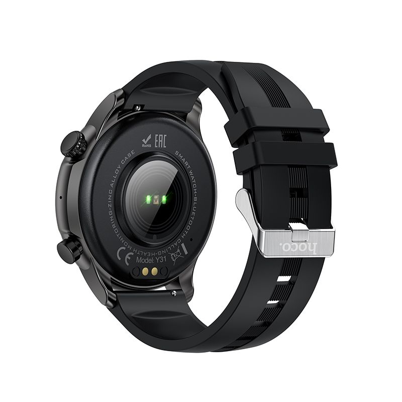 Hoco Y31 Smartwatch 1,46" TFT IP67 με call function (Μαύρο)