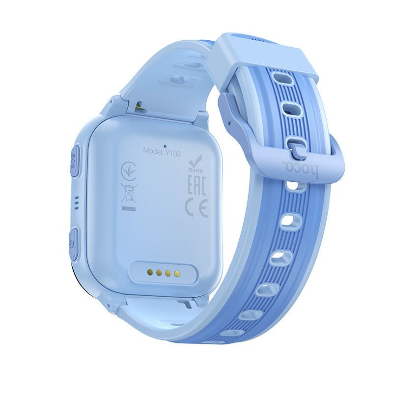 Hoco Smartwatch Y108 παιδικό με call function 1,69" 4G GPS (Μπλε)