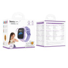 Hoco Smartwatch Y108 παιδικό με call function 1,69" 4G GPS (Purple)