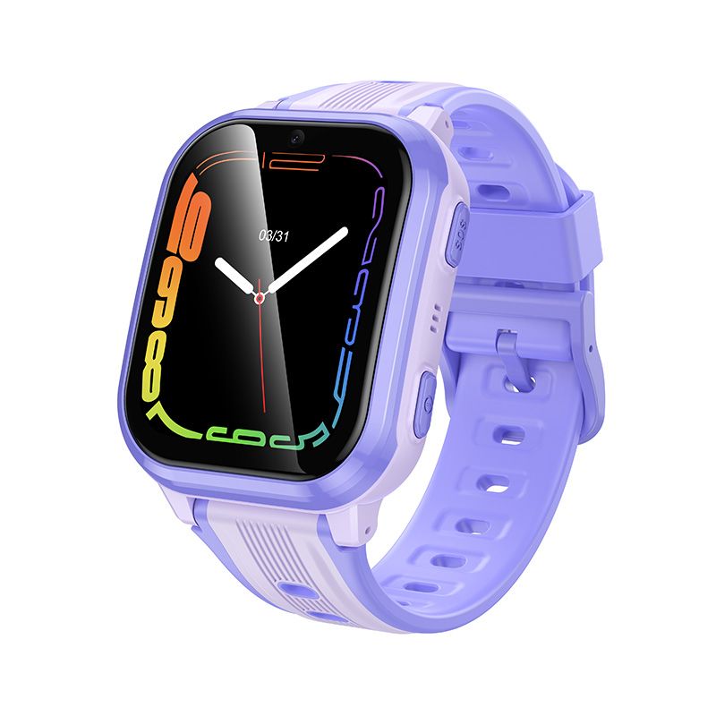 Hoco Smartwatch Y108 παιδικό με call function 1,69" 4G GPS (Purple)