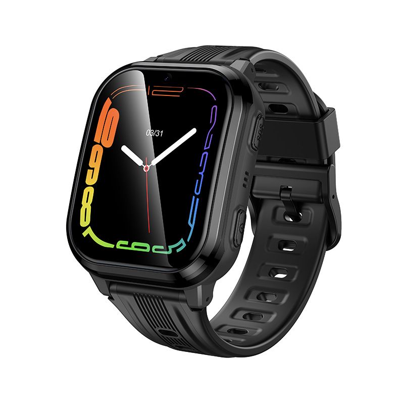 Hoco Smartwatch Y108 παιδικό με call function 1,69" 4G GPS (Μαύρο)