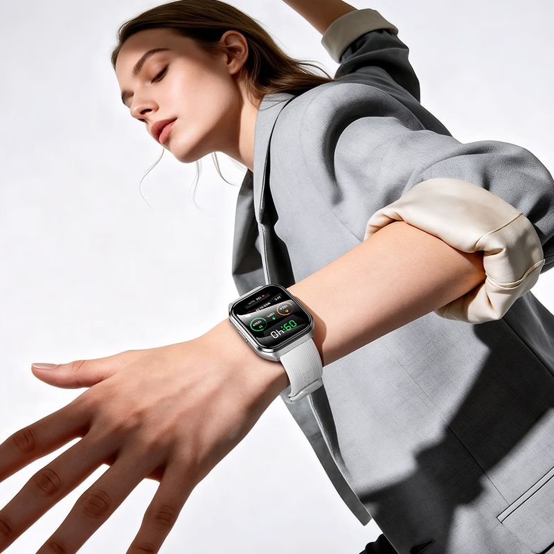 Hoco Smartwatch Y44 1,83" IP68 με call function (Silver) 