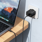 Φορτιστής Hoco N83 GaN USB-C PD AVS 40W max 60W (Μαύρο)