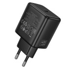 Φορτιστής Hoco N83 GaN USB-C PD AVS 40W max 60W (Μαύρο)
