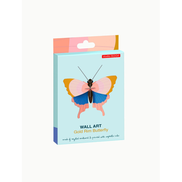Studio Roof IMA88 Wall Art - Gold Rim Butterfly
