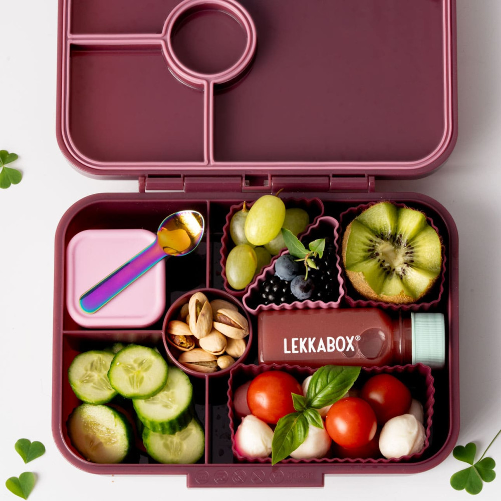 Lekkabox Cubis Mini Δοχεία από ανοξείδωτο ατσάλι 2 τμχ - Lavender