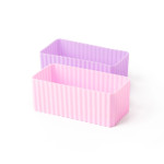 Lekkabox Bento Cups Θήκες Σιλικόνης 2 τμχ (Lavender)