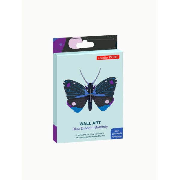 Studio Roof IMA121 Wall Art - Blue Diadem Butterfly