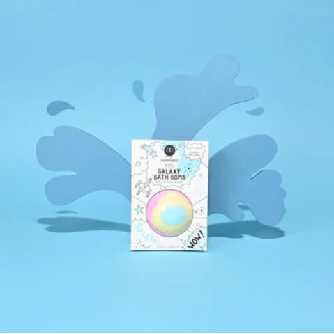 Nailmatic Bath Bomb Galaxy (Ροζ-Κίτρινο-Γαλάζιο)