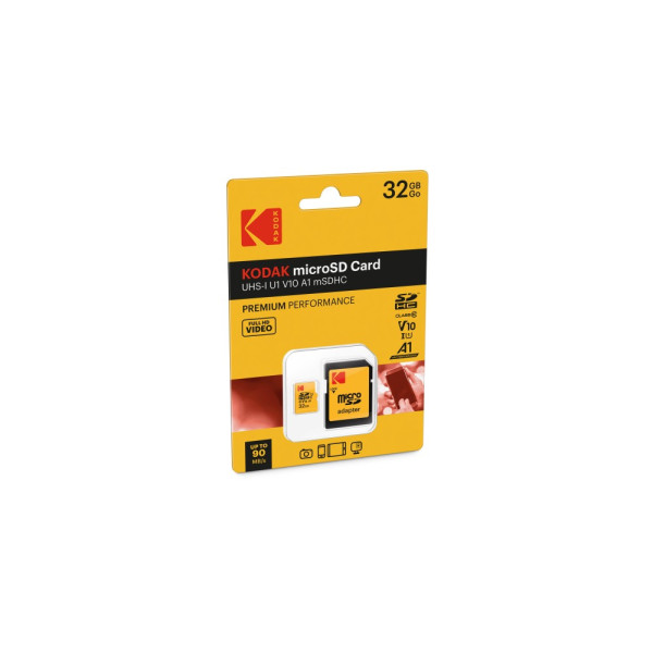 Kodak Κάρτα Μνήμης Micro SDHC UHS-I U1 V10 32GB