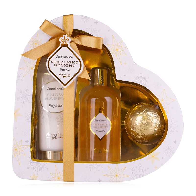Accentra Winter Magic Χριτουγεννιάτικο Bath set με Αφρόλουτρο 300ml, Λοσιόν Σώματος 200ml & 120g Bath Fizzer