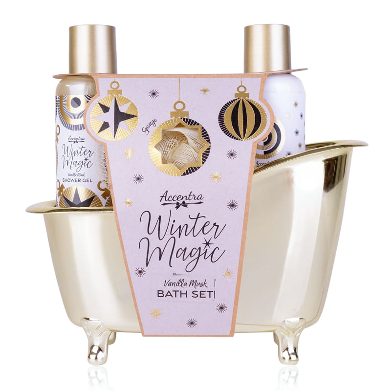 Accentra Winter Magic Χριτουγεννιάτικο Σετ Περιποίησης 3 Τεμαχίων σε Μπανιέρα