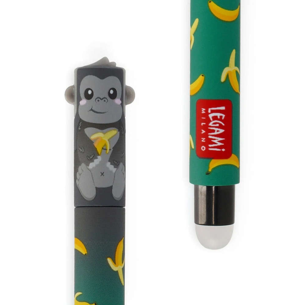 Legami EP0085 Wild but Kind Gorilla Erasable Pen Στυλό (Μαύρο)