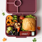 Lekkabox Bento Cups Θήκες Σιλικόνης Τρίγωνα 4 τμχ (Plum)