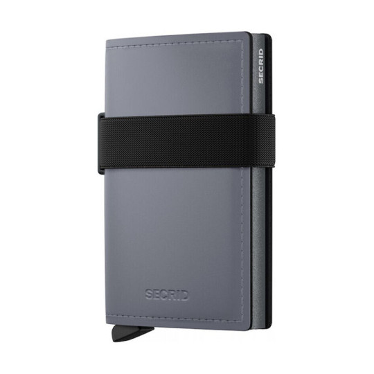 Secrid Bandwallet Δερμάτινο Πορτοφόλι Καρτών Matte (Grey-Black)