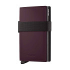 Secrid Bandwallet Δερμάτινο Πορτοφόλι Καρτών Matte (Plum)