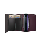 Secrid Bandwallet Δερμάτινο Πορτοφόλι Καρτών Matte (Plum)