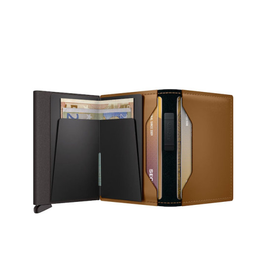 Secrid Bandwallet Δερμάτινο Πορτοφόλι Καρτών Matte (Toffee)