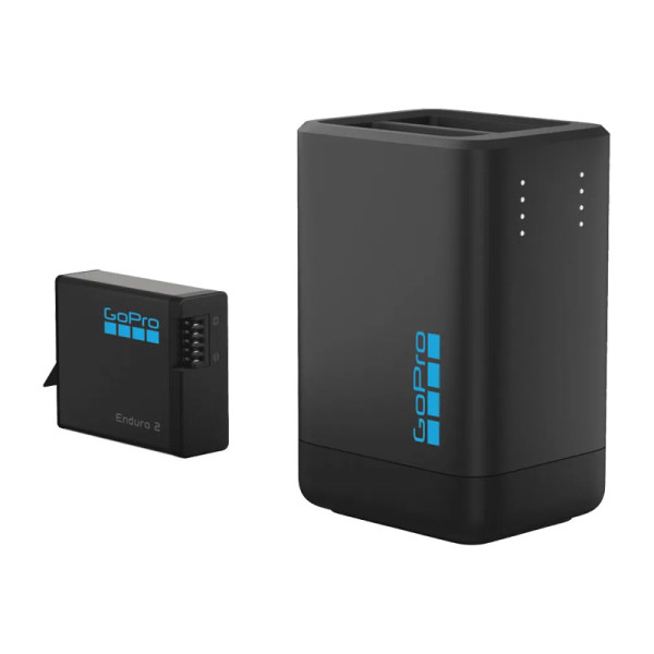 GoPro Dual Battery Charger + Enduro 2 Battery
