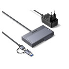 UGreen D320/75621EU Μετατροπέας USB 3.2/USB-C σε M.2 NVMe/SATA