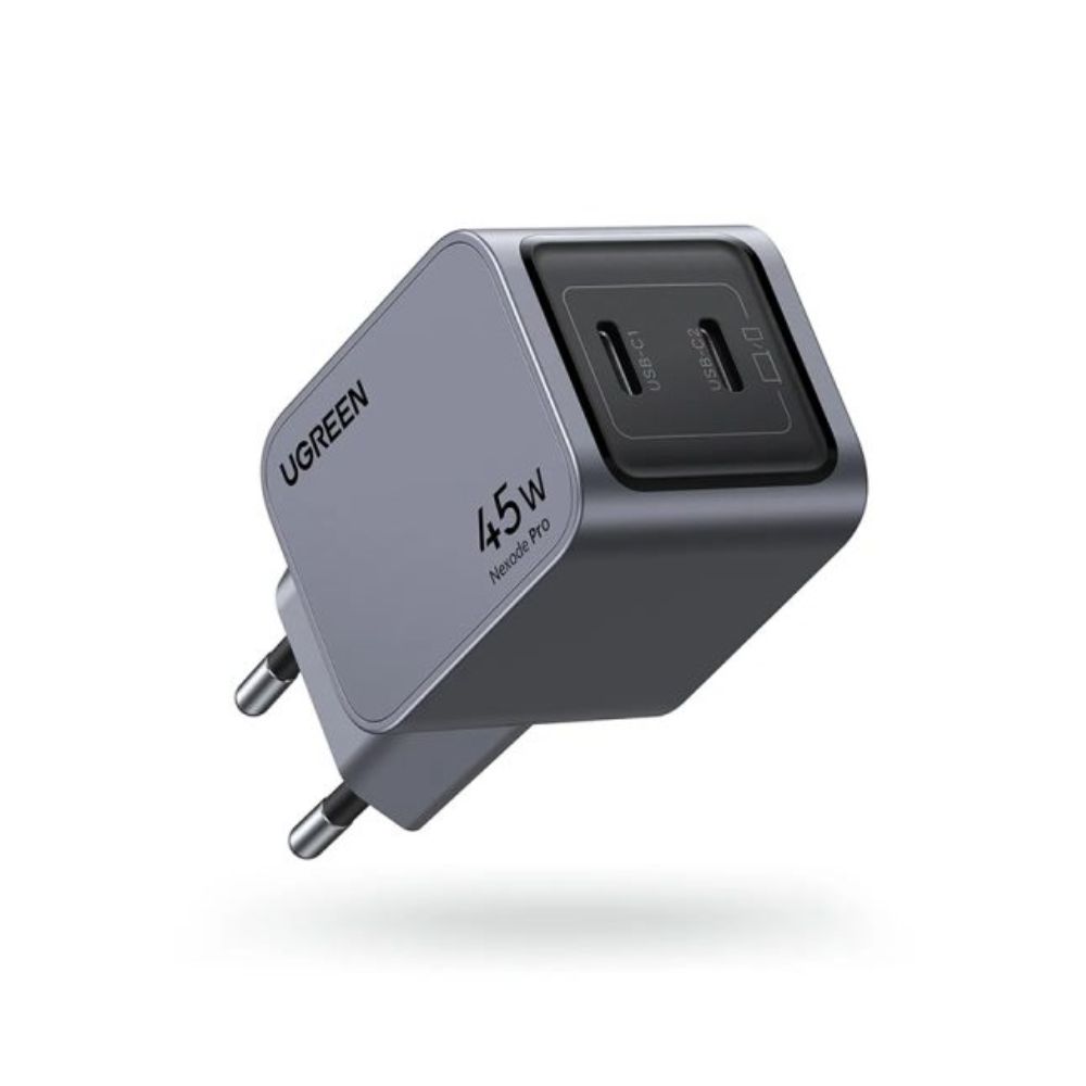 UGreen X707/35008 Φορτιστής GaN PD 45W 2 Θέσεων (Γκρι)