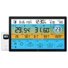 LiFE HORIZON Smartweather TUYA Smart Wi-Fi μετεωρολογικός σταθμός με ασύρματο εξωτερικό αισθητήρα, έγχρωμη οθόνη LCD 15.5" και πρόγνωση καιρού 5 ημερών