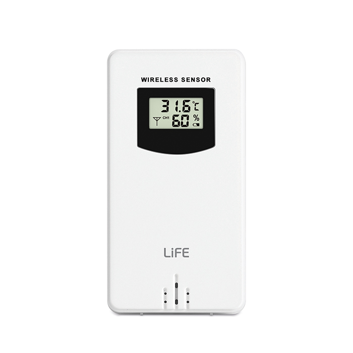 LiFE HORIZON Smartweather TUYA Smart Wi-Fi μετεωρολογικός σταθμός με ασύρματο εξωτερικό αισθητήρα, έγχρωμη οθόνη LCD 15.5" και πρόγνωση καιρού 5 ημερών