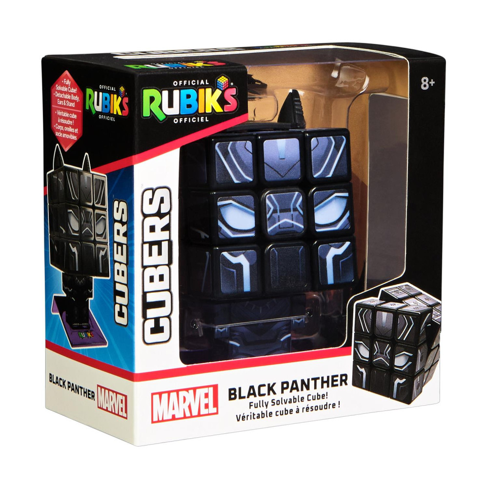 Spin Master Κύβος του Ρούμπικ Marvel Rubik's Cubers - Black Panther 3x3 (20148761)
