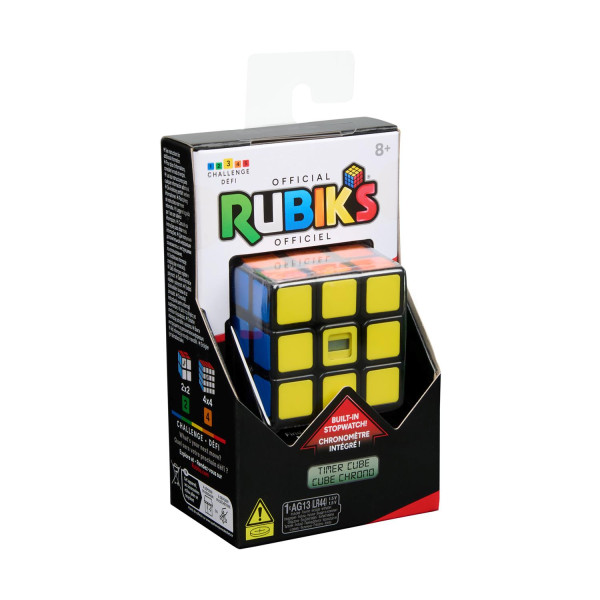 Spin Master Κύβος του Ρούμπικ Rubik's Timer Cube 3X3 (6074028)