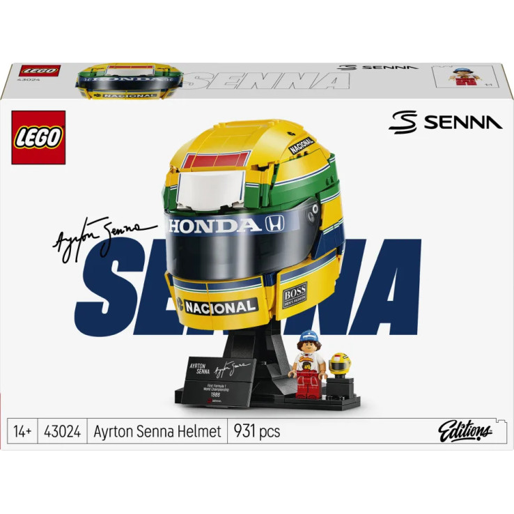 LEGO® Editions McLaren Mastercard F1 Team Aryton Senna's Helmet (43024)