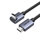 Ugreen καλώδιο με γωνία 90° HD188/85169 HDMI M/M 8K/60Hz 2m (Μαύρο)