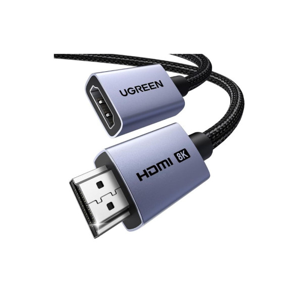 Ugreen καλώδιο επέκταση HD165/95890 HDMI M/F 8K/60Hz 1m (Μαύρο)