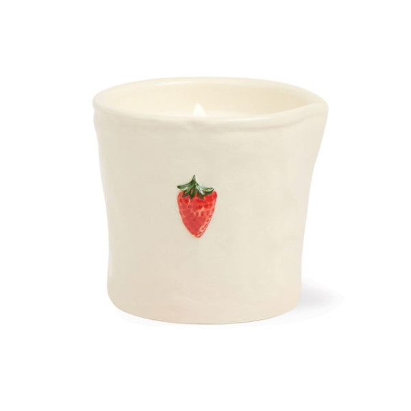 Paddywax Bistro Strawberry Φυτικό Κερί 226gr σε Κεραμικό Δοχείο - Strawberry