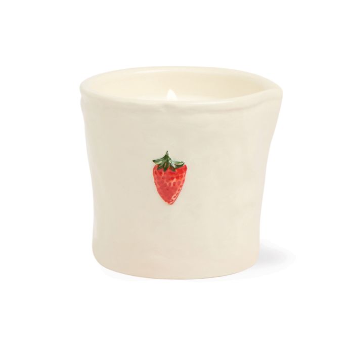 Paddywax Bistro Strawberry Φυτικό Κερί 226gr σε Κεραμικό Δοχείο - Strawberry