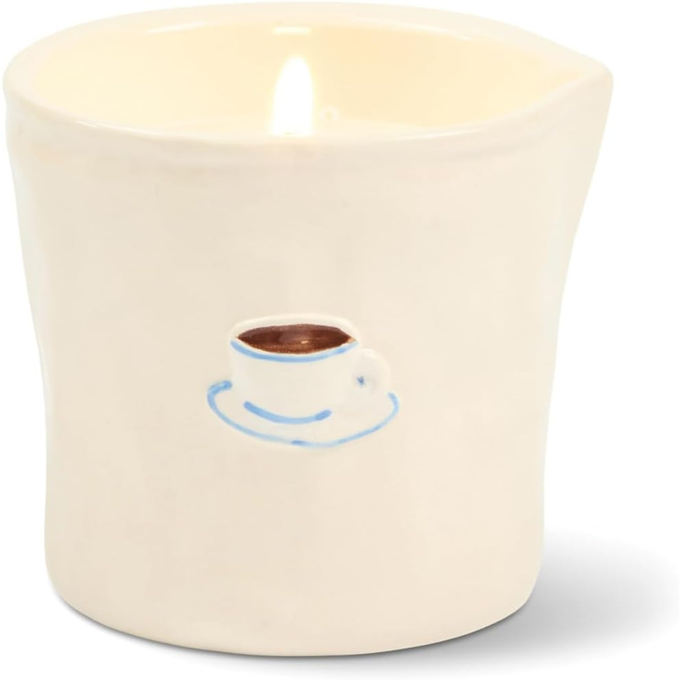 Paddywax Bistro Cappuccino Φυτικό Κερί 226gr σε Κεραμικό Δοχείο - Chocolate & Cherry
