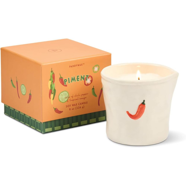Paddywax Bistro Piment Φυτικό Κερί 226gr σε Κεραμικό Δοχείο - Chill & Mango