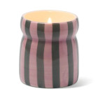 Paddywax Cabana Φυτικό Κερί 184gr σε Ρόζ/Πράσινο Ριγέ Κεραμικό Δοχείο - Cinnamon & Clove