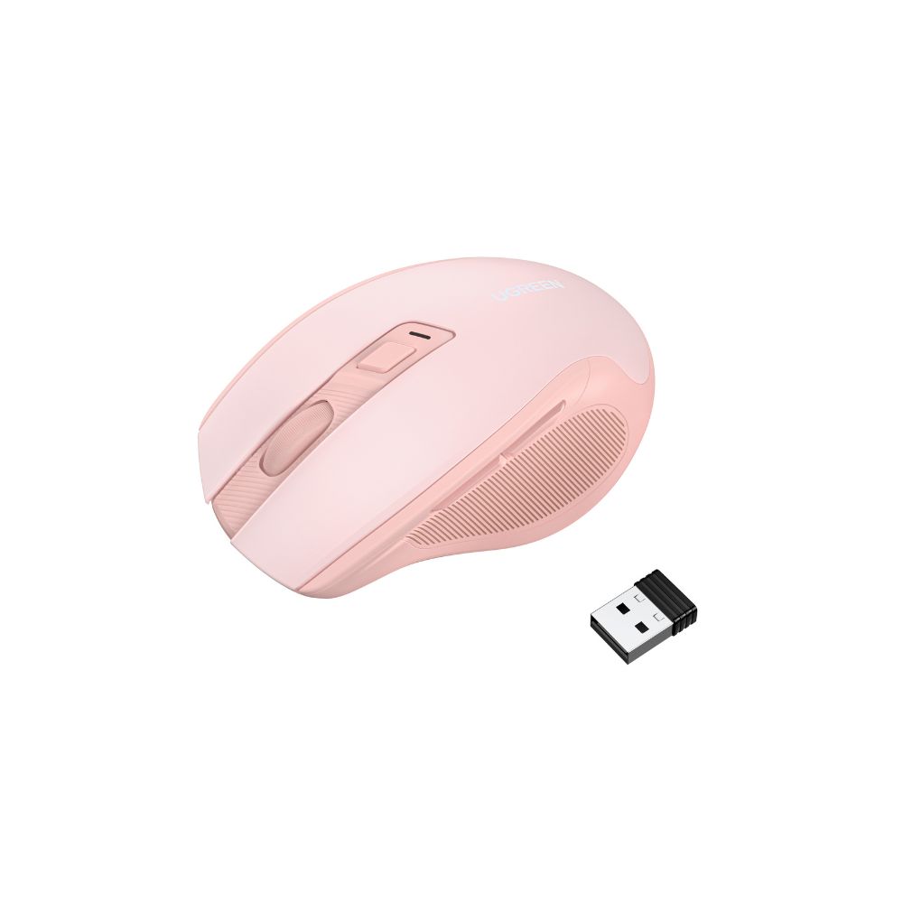 Ugreen MU006/15378B Ασύρματο Ποντίκι 2.4GHz (Ροζ)