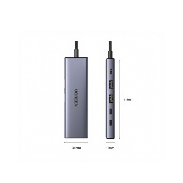 Ugreen CM511/20956A USB-C Docking Station 6 σε 1
