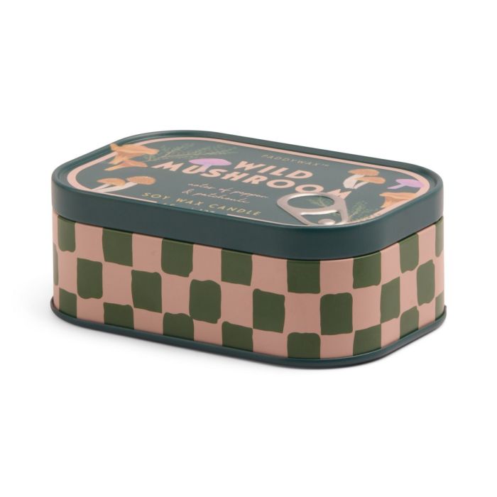 Paddywax Bistro Mushroom Φυτικό Κερί 127gr σε Μεταλλικό Δοχείο Κονσέρβα - Wild Mushroom