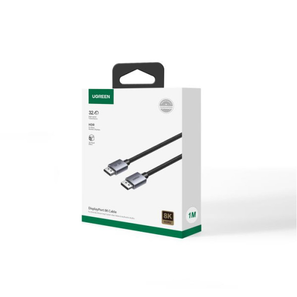 Ugreen DP120/45039 Καλώδιο DisplayPort 1.4 M/M 8K/60Hz 5m (Μαύρο)