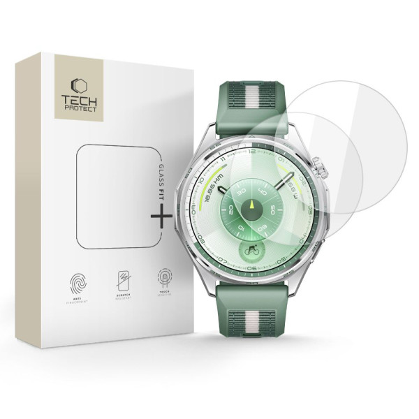 Tech-Protect GLASS FIT+ 2-pack για Huawei Watch GT 6 / 7 (46 MM)