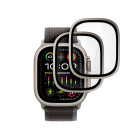 Tech-Protect Hartowane Glass Ring 2-Pack για Apple Watch Ultra 1 / 2 / 3 / 4 49mm (Titanium)