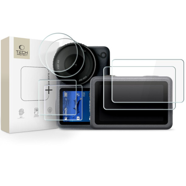 Tech-Protect Glass Fit+ 2 Set για DJI OSMO ACTION 6