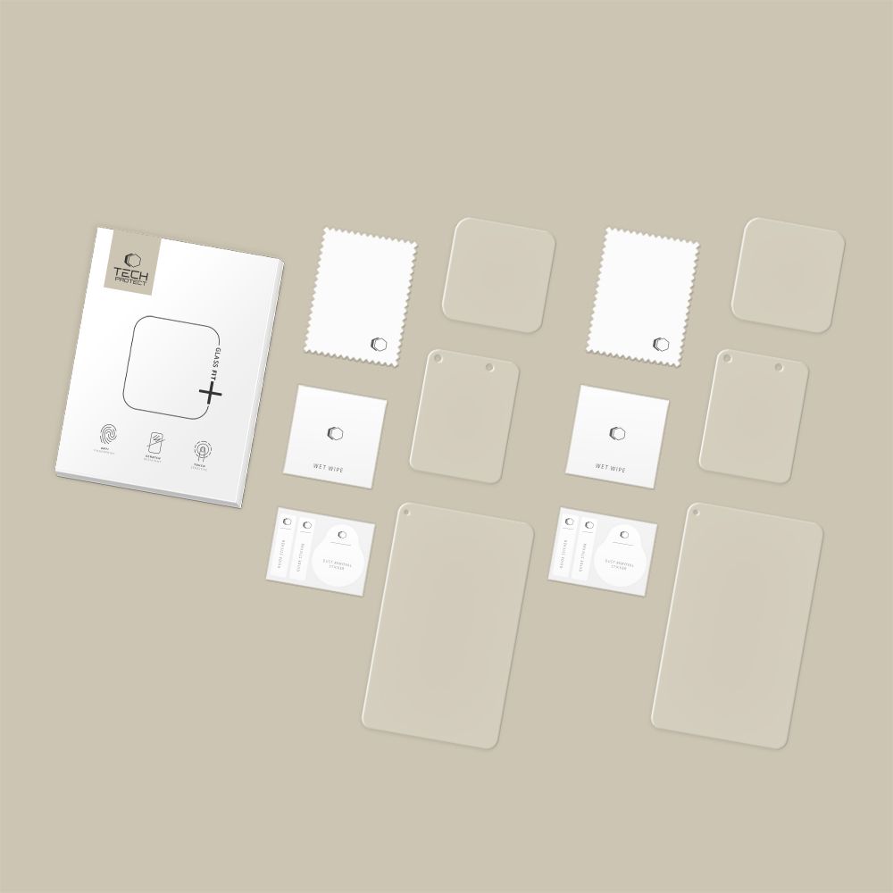 Tech-Protect Foil Glass Fit+ 2 Set για Gopro Mission 1 / Pro