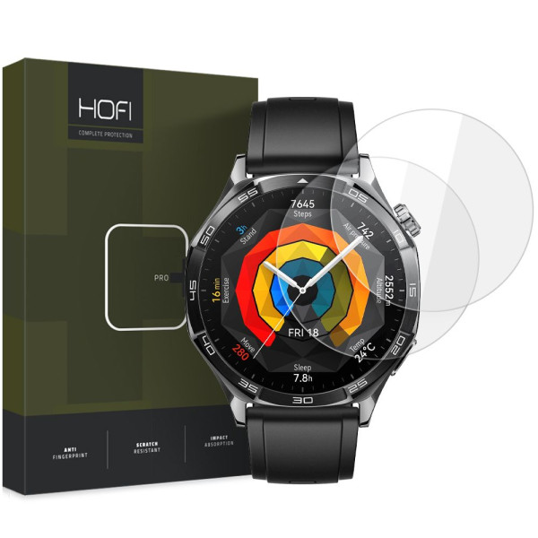 Hofi GLASS FIT+ 2-pack για Huawei WATCH GT 5 (46 MM)