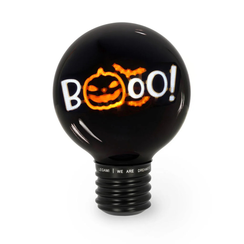 Legami Halloween Φωτιστικό σε σχήμα Λαμπτήρα Lightbulb-Shaped Table Lamp - Pumpkin Booo