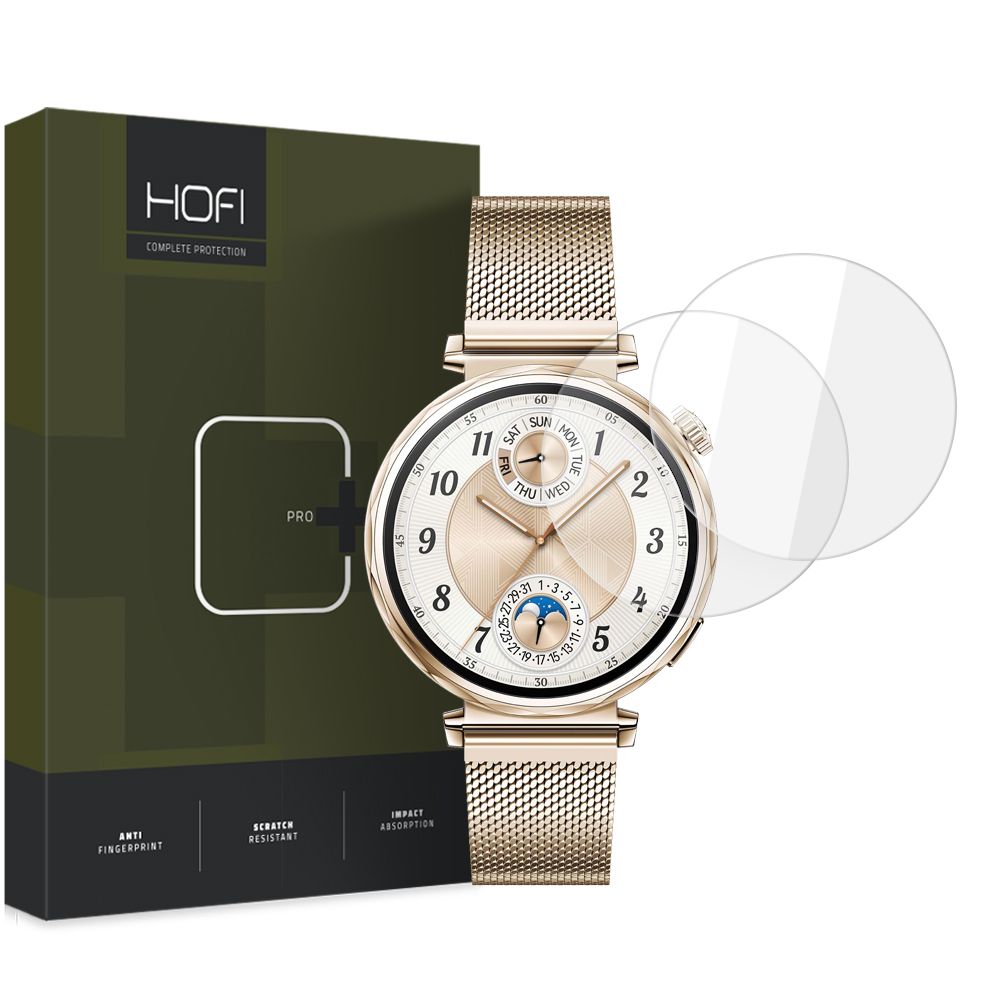 Hofi GLASS FIT+ 2-pack για Huawei WATCH GT 5 (41 MM)